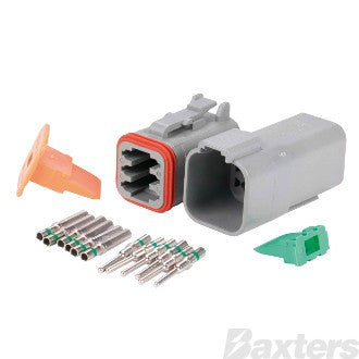 DEUTSCH DT STYLE CONNECTOR KIT 6 PIN