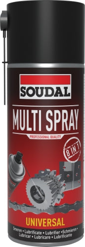 SOUDAL MULTI SPRAY - 8 IN 1  400ml TRANS