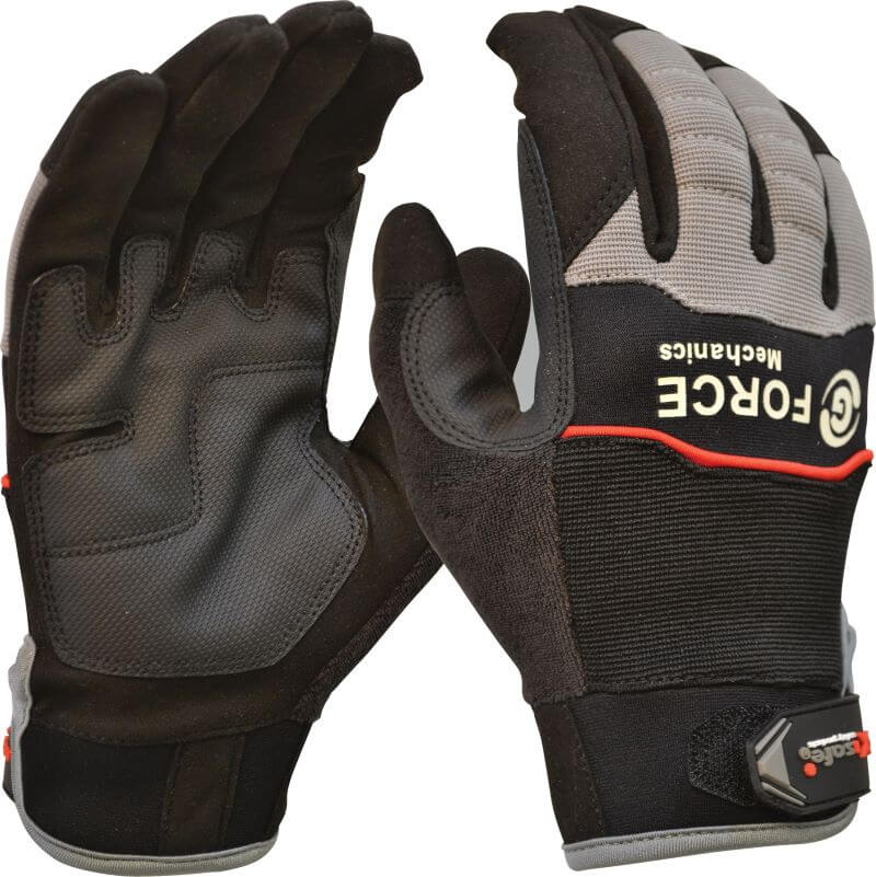 G-FORCE MECHANICS' MECHANICS GLOVE, FULL FINGER - LARGE