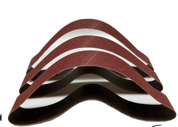 PFERD MINI LINISHING BELTS - ALUMINIUM OXIDE 50 X 914MM 180 GRIT - 3/PACK