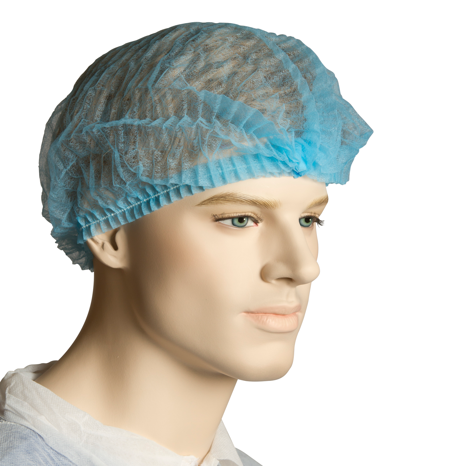 BASTION - POLYPROP CRIMPED BERET 21" BLUE - CARTON/1000