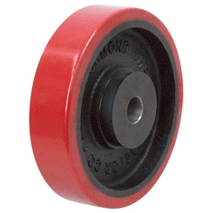 200MM DRIVE WHEEL CI PU 300KG CAP