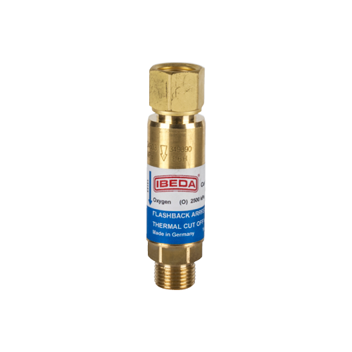 FLASH BACK ARRESTOR-OXYGEN REGULATOR END