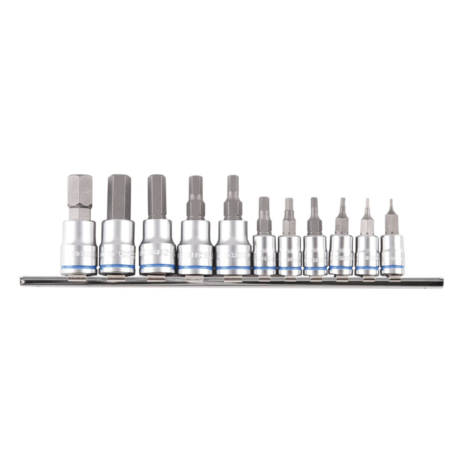 KINCROME K5023 HEX SKT SET 11PCE METRIC