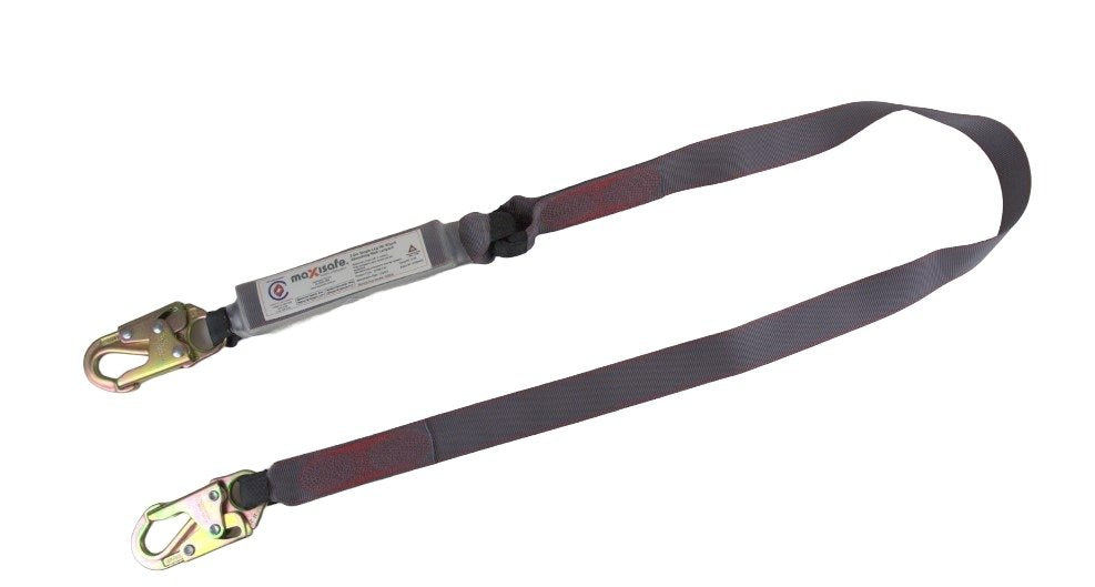 HEAVY DUTY 2M WEB SHOCK ABSORBING LANYARD 140KG RATED