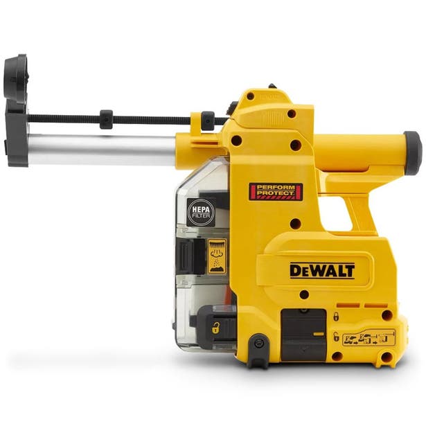 DEWALT 18V XR CORDLESS ROTARY HAMMER DUST EXTRACTION SYSTEM