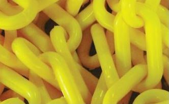 6MM - 25M SAFETY CHAIN YELLOW