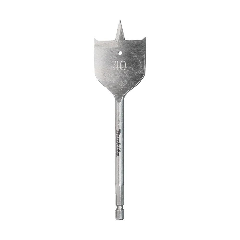 MAKITA 40 X 150MM FLAT WOOD SPADE BIT - 1/4 HEX