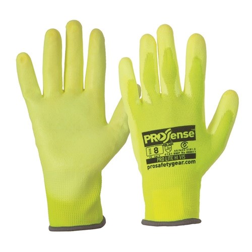 PU NYLON GLOVES LARGE (PACK OF 12)