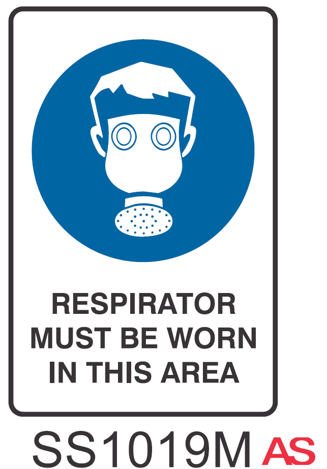 SIGNAGE - RESPIRAT/AREA 300X450