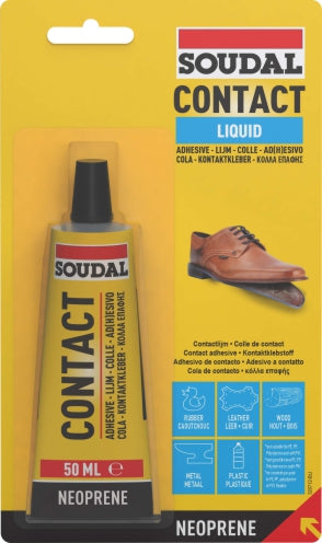 SOUDAL CONTACT ADHESIVE LIQUID BLISTER  50ml AMBER