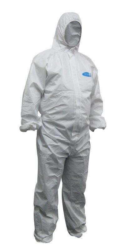 KOOLGAURD WHITE PROTECTIVE CCOVERALLS 2XL