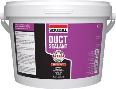 SOUDAL DUCT SEALANT  4L GREY