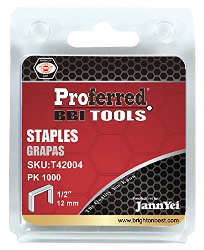 PROFERRED STAPLES 1/2 (12MM) HEIGHT 1000PK