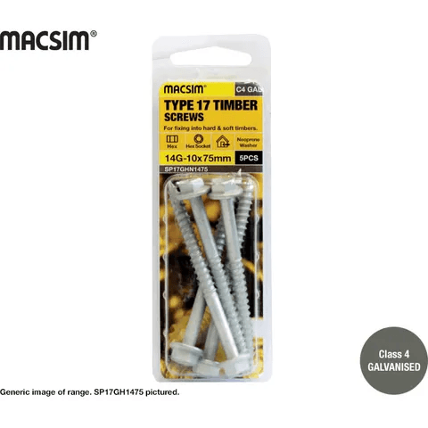 T-PINE SCREW #2 SQ CL3  8G X 19MM