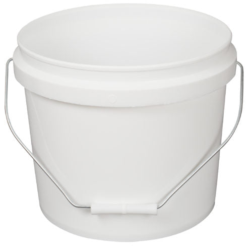 PLASTIC PAIL 10LTR WHITE - NO LID