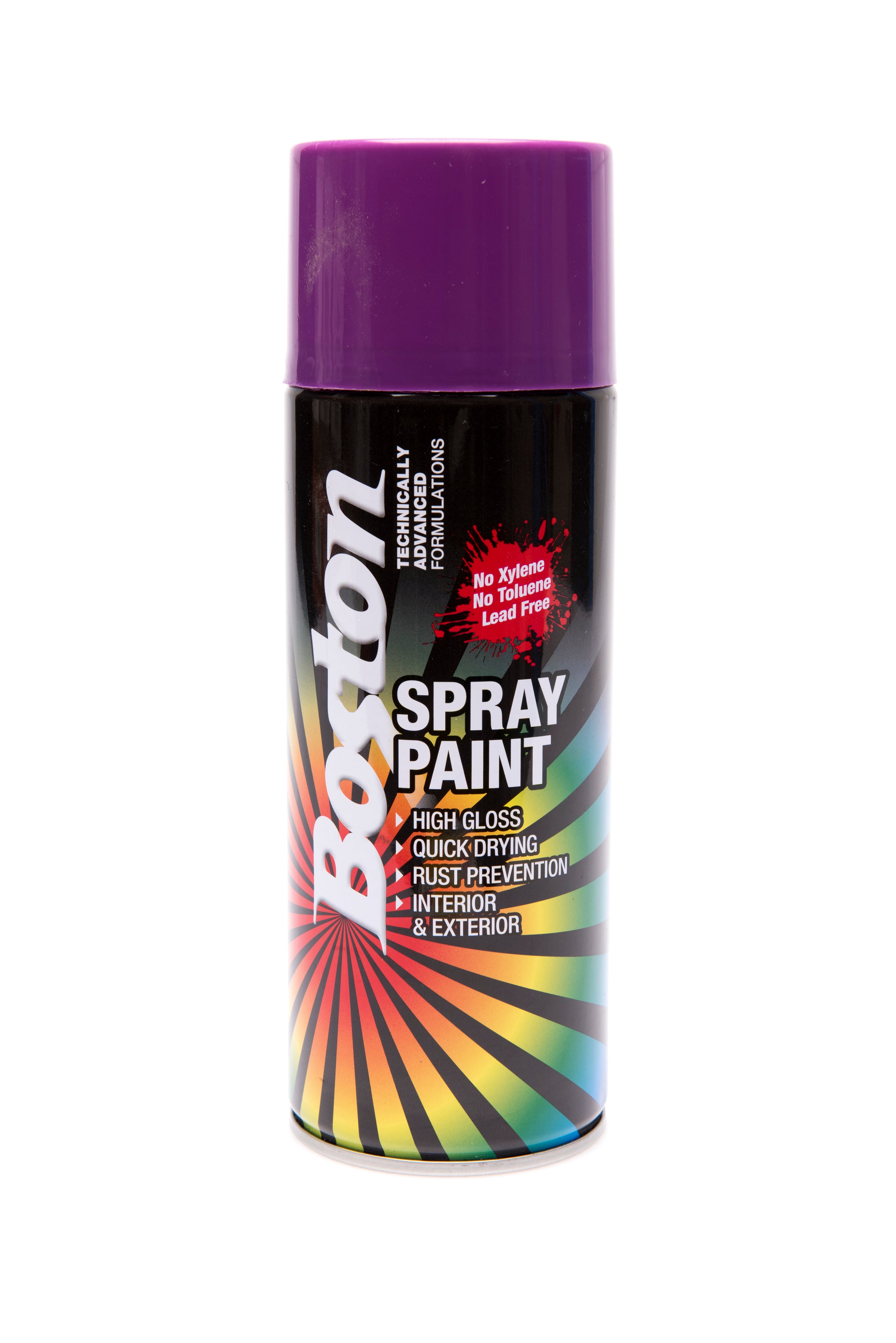 BOSTON ENAMEL SPRAY PAINT - PLUM PURPLE 250GM