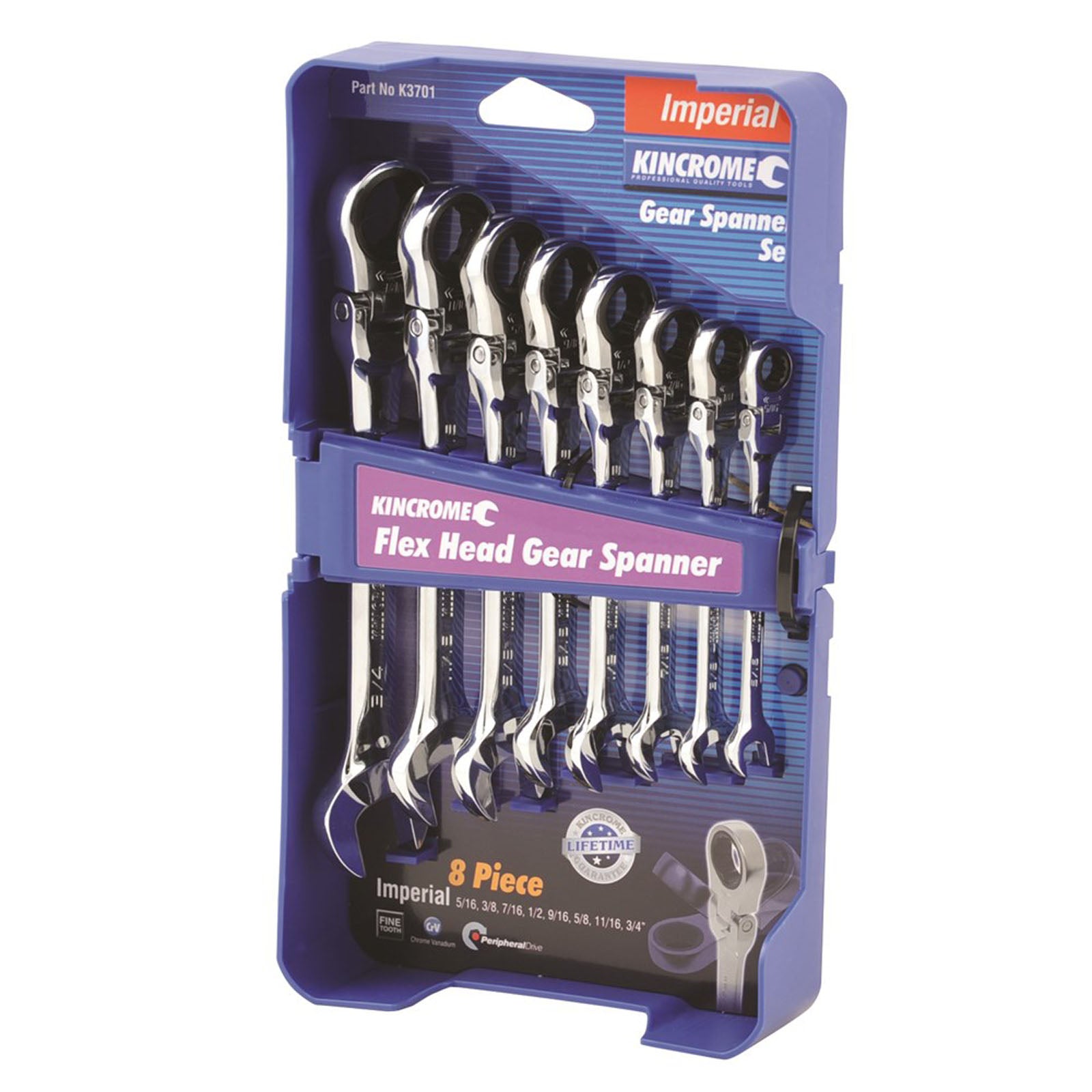 KINCROME K3701 8P FLEX HEAD G/SPN NONLOCK-IMP
