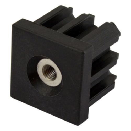 51MM SQUARE M10 THREADED TUBE END MILD STEEL (TIR51SQM10)