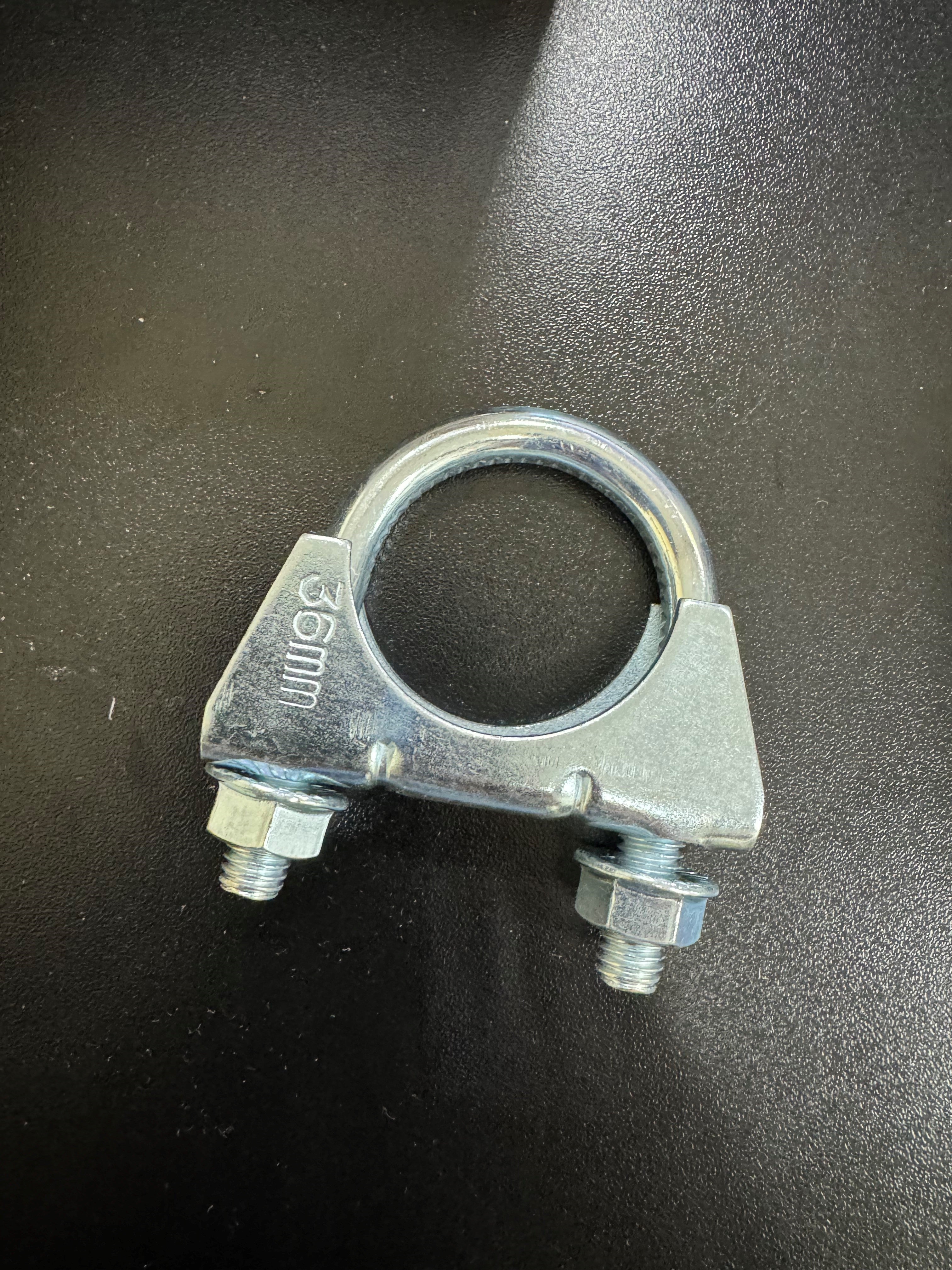 ZINC PLATED U-BOLT CLAMP M8 X 28mm (1.1/8")