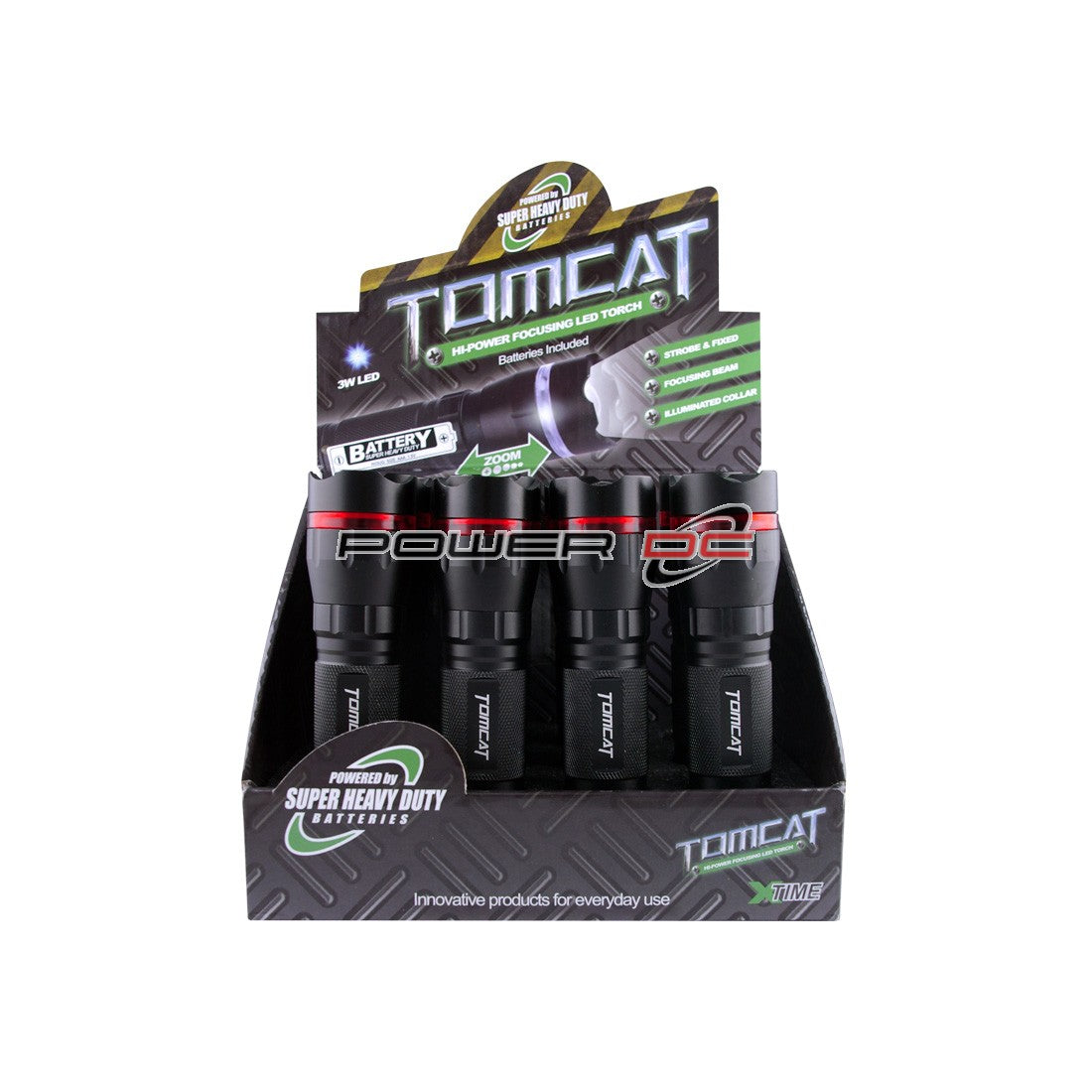 XTIME HI-POWER LED TORCH INCL BATTERIES