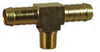 P12 3/8 BARB X 1/4 BSPT MALE BRANCH TEE