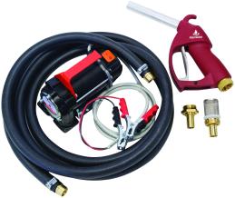 24V REFUELLING KIT C/W MANUEL S/OFF NOZZLE 50L/MIN PORTABLE