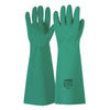 GREEN NITRILE UNLINED GLOVES LGE 45CM (9)