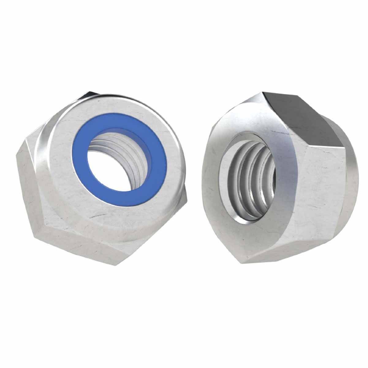 NYLOC HEX NUT ZNC -M20