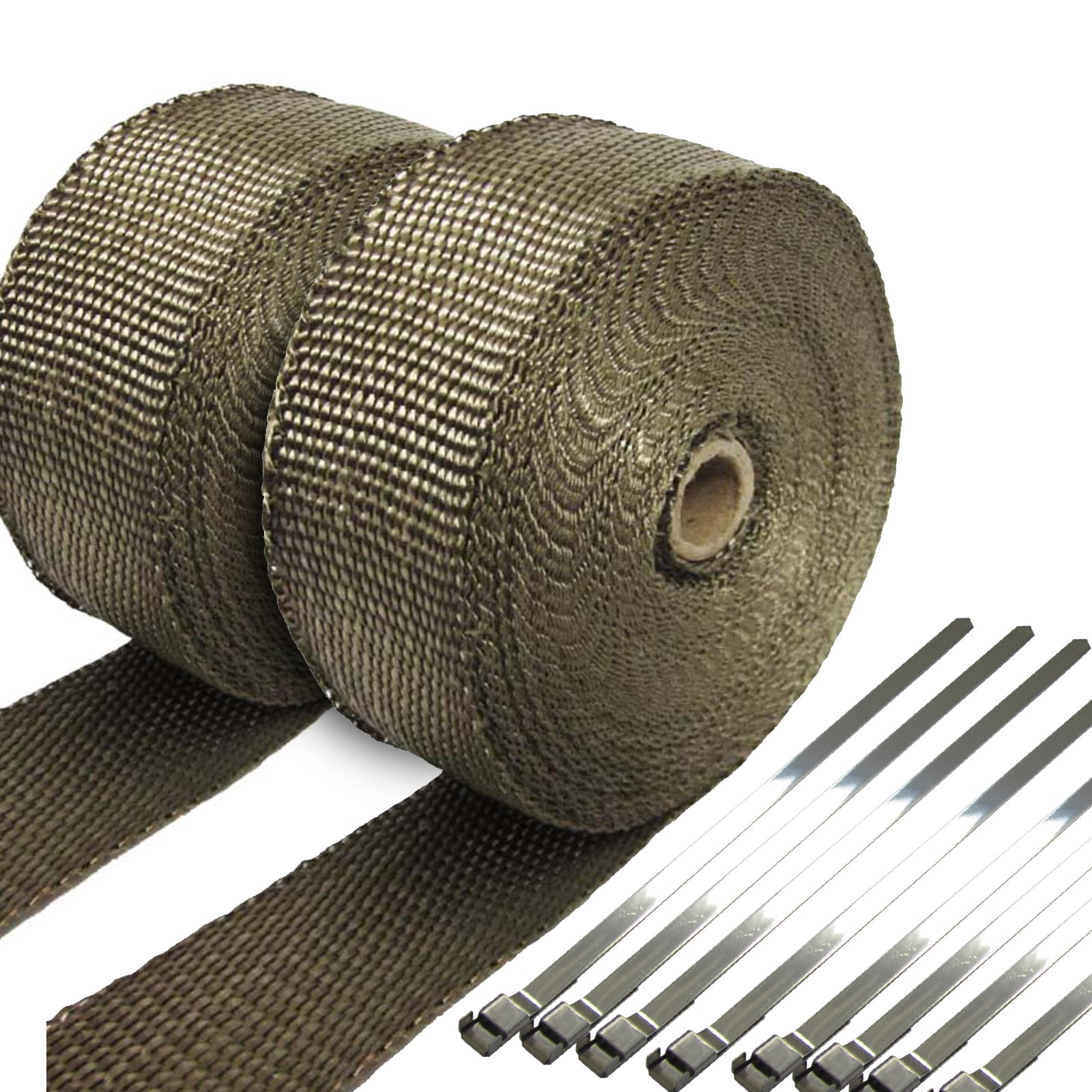 KOOL WRAP TITANIUM EXHAUST WRAP BASALT 15M X 50MM X 1.5MM