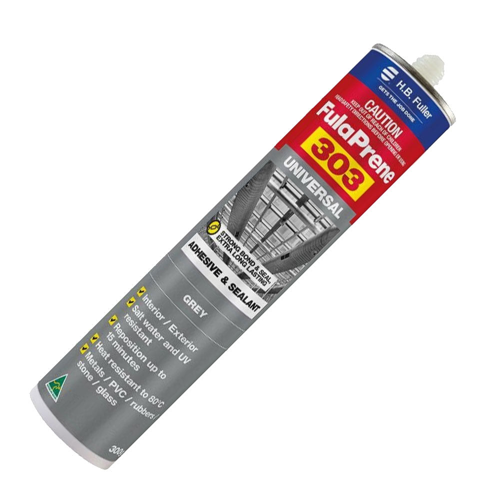 FULAPRENE 303 BUILDING ADHESIVE - GREY 300ML