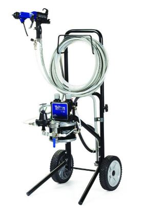 GRACO 308 CART MOUNTED TRITON PUMP C/W HOSE GUN