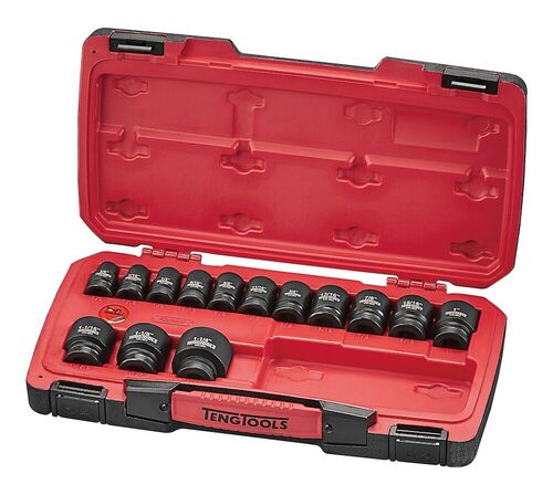 TENG IMPACT SOCKET SET 1/2" DRIVE AF 14 PCS