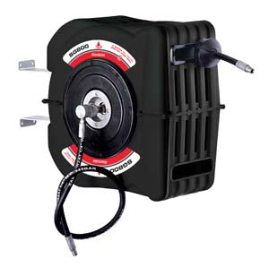 GREASE HOSE REEL 10 MTR X 6 MM LEAD IN HOSE .9 MTR