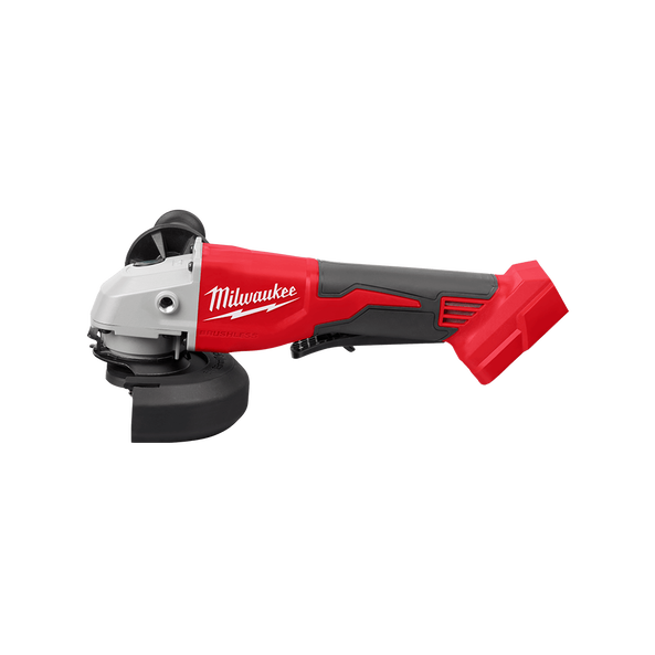 MILWAUKEE 18V BRUSHLESS 125MM ANGLE GRINDER C/W DEAD MAN SWITCH - SKIN ONLY