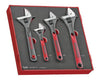 TENG TEDADJ4 TENG - 4PC ADJUSTABLE WRENCH SET