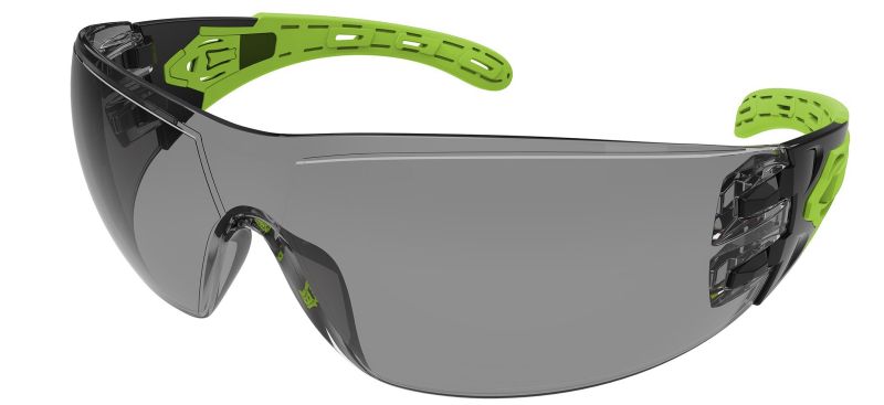 EVOLVE SMOKE SAFETY GLASSES WITH GASKET & HEADBAND