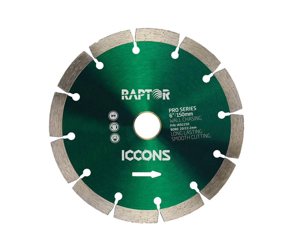 DIAMOND GREEN CONCRETE SEG. ABRASIVE BLADE 125MM