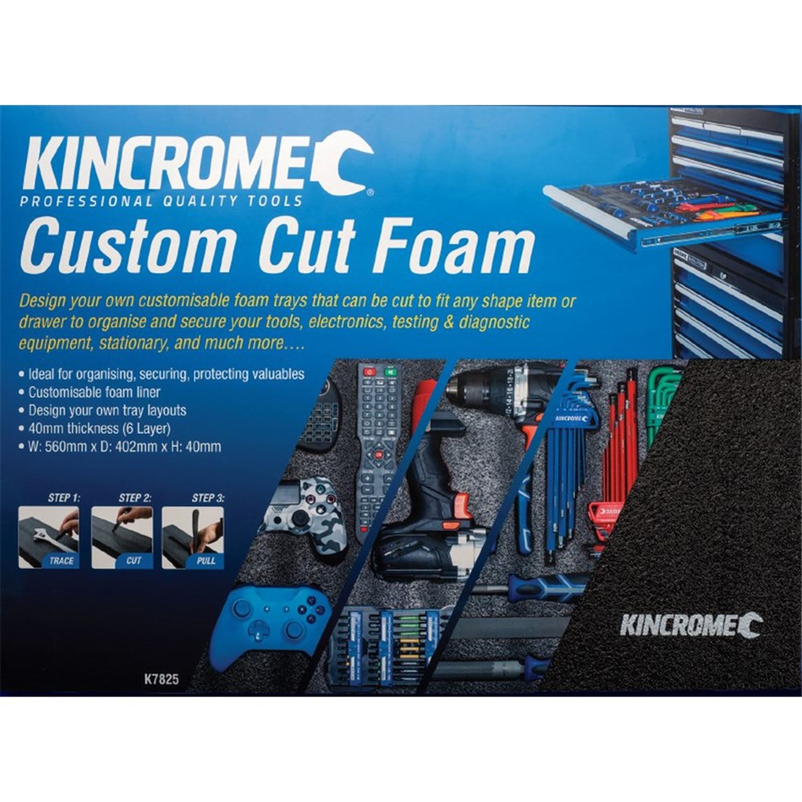 KINCROME K7825 CUSTOM CUT FOAM