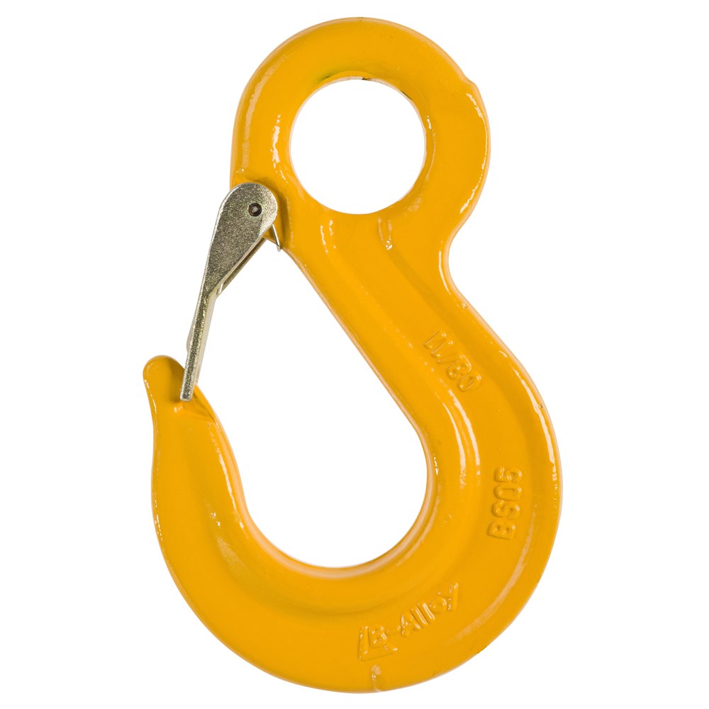 EYE SLING HOOK + LATCH 6MM