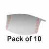 3M VERSAFLO M-928 PEEL-OFF VISOR COVER (BOX OF 40)