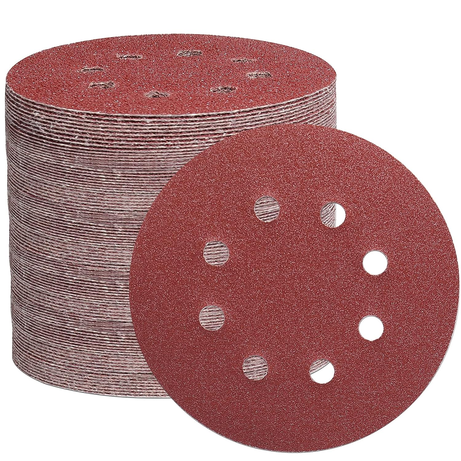 125MM SUNLITE SANDING DISC P60 NO HOLE VELCRO BACK