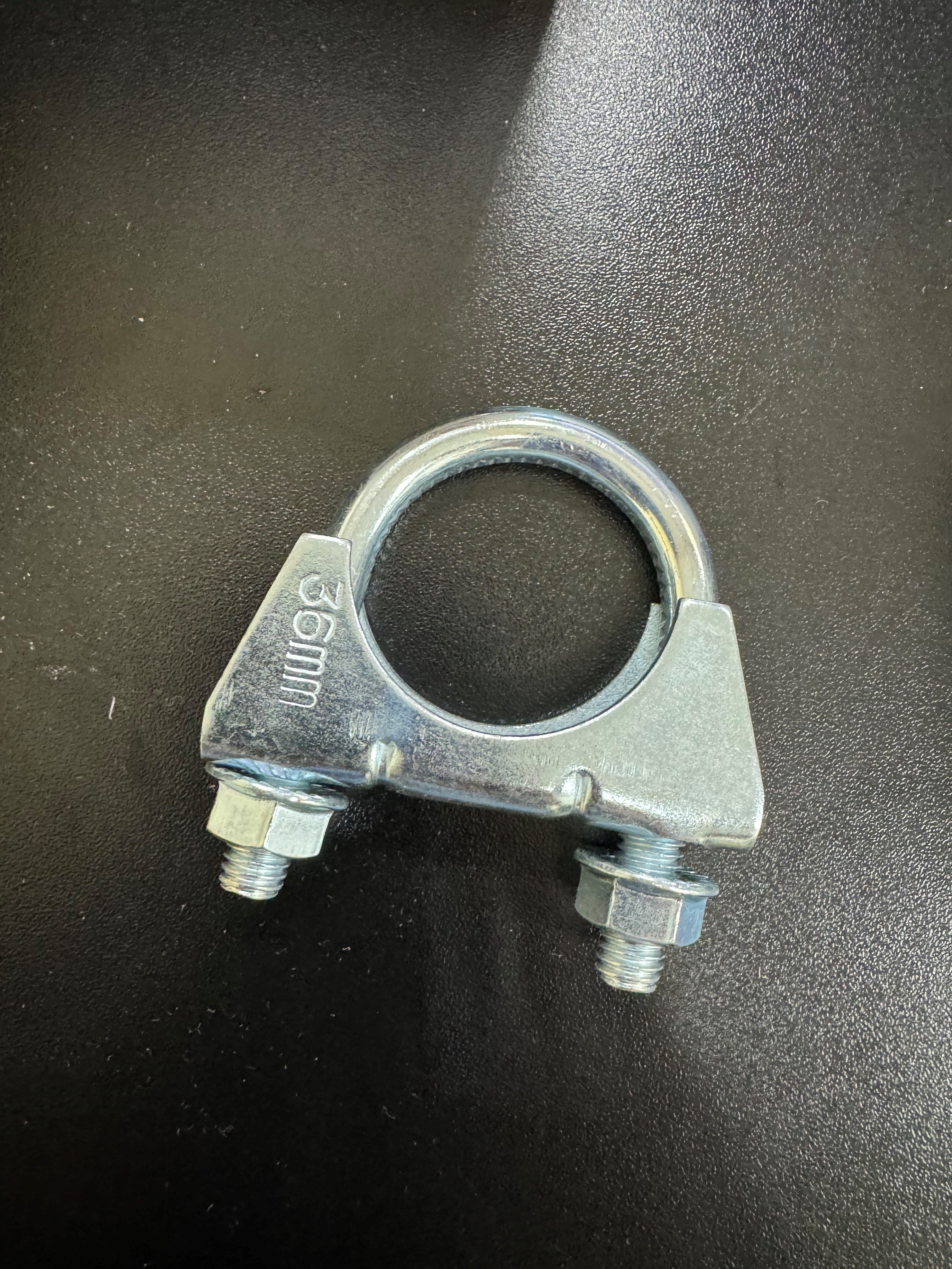 ZINC PLATED U-BOLT CLAMP M8 X 36mm (1.3/8")