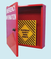 SASPP4M MANIFEST AND EMERGENCY INFO CABINET 500X490X130