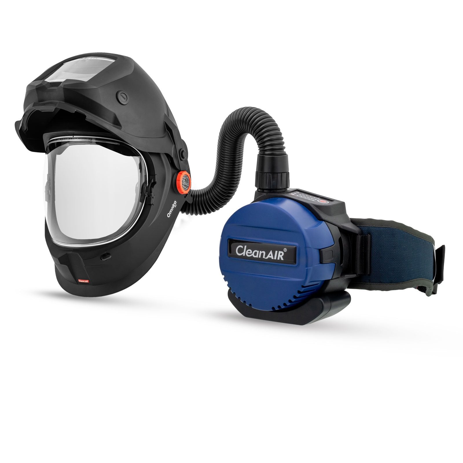 READY 2 WELD KIT - CLEANAIR BASIC & OMNIRA COMBI WELDING HELMET IN PREMIUM DUFFEL BAG