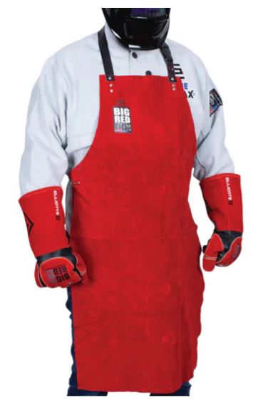 BIG RED LEATHER APRON 914 X559