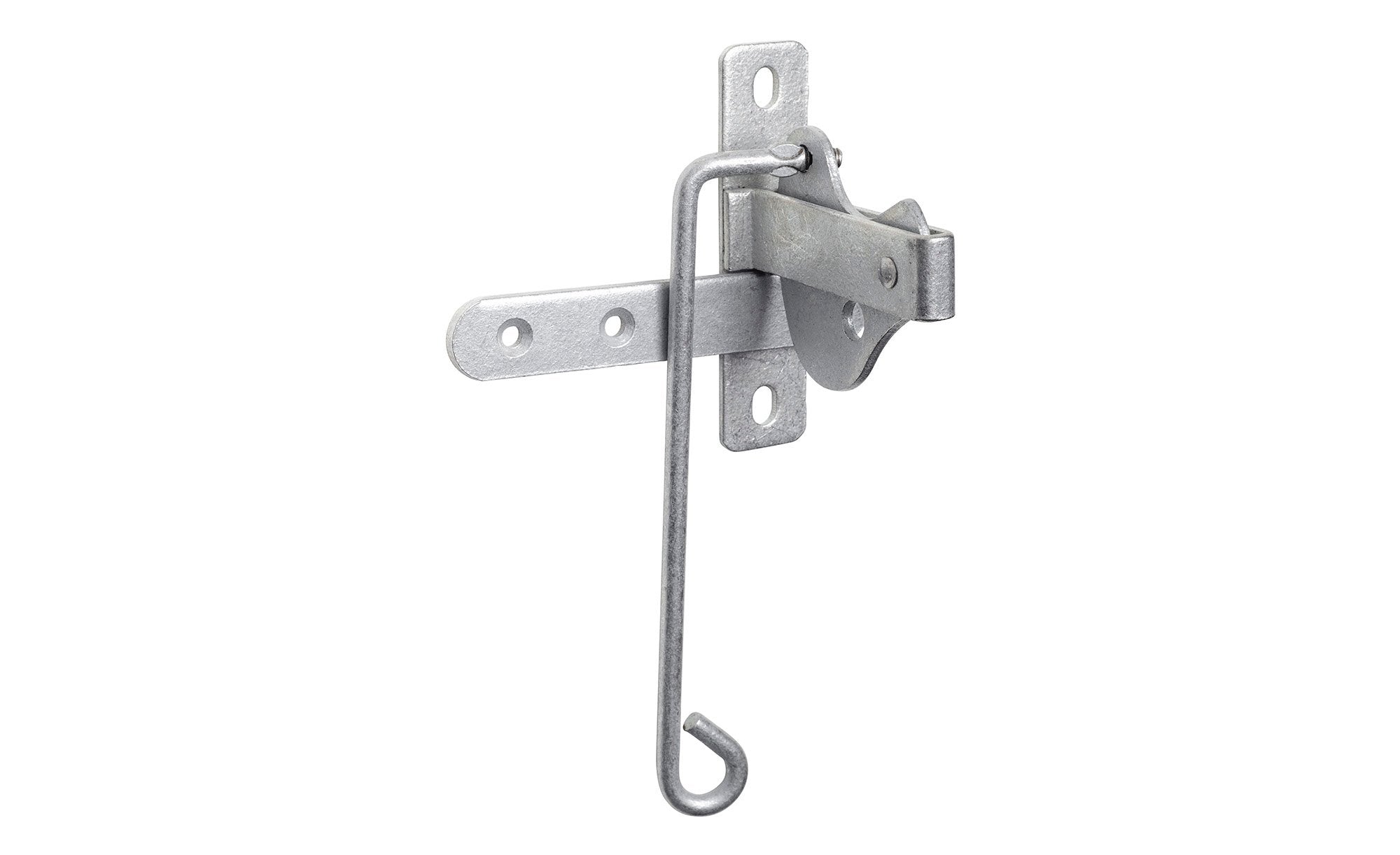 GATE LATCH D-DUAL OPENING GALV