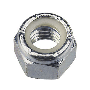 M8 - 1.25P Nylon Insert Nut CLASS 8 GALV