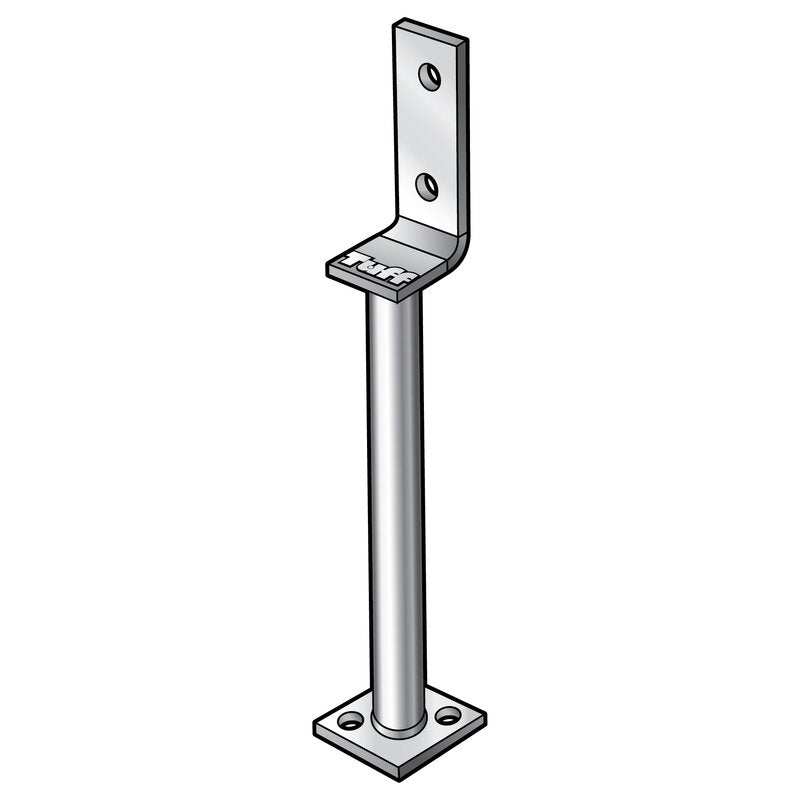 L-STIRRUP POST SUPPORT ROD STEM 50X300X90MM