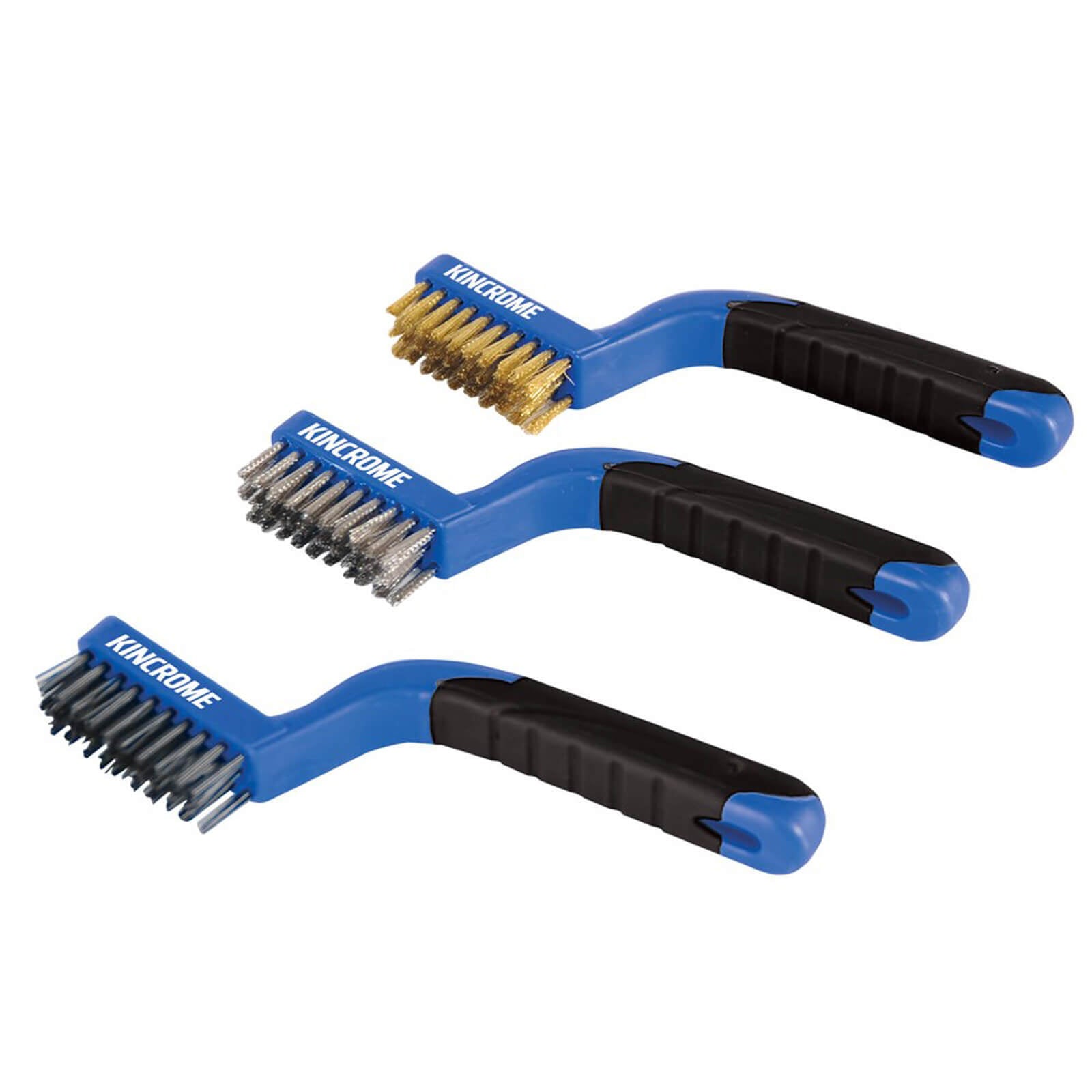 KINCROME K6360 WIRE BRUSH SET MEDIUM 3PCE